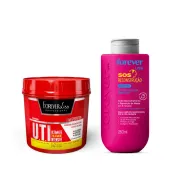 Produto Kit Máscara UTI 240g e SOS Reconstrução Forever Liss 250ml