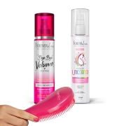 Produto Kit Protetor Térmico com Escova Desembaraçadora Forever Liss