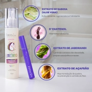 Produto Kit Protetor Térmico Magia de Unicórnio e Modelador de fios Xô Frizz Forever Liss