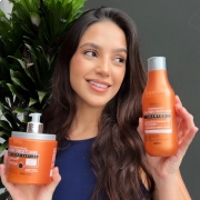 Produto Kit Shampoo e Máscara Capilar Cauterização Cauter Restore