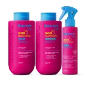 Kit Uso Diário SOS Reconstrução Forever Liss Produto Kit Uso Diário SOS Reconstrução Forever Liss