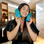 Produto Vinagre Capilar + Shampoo e Condicionador Catiônica Forever Liss