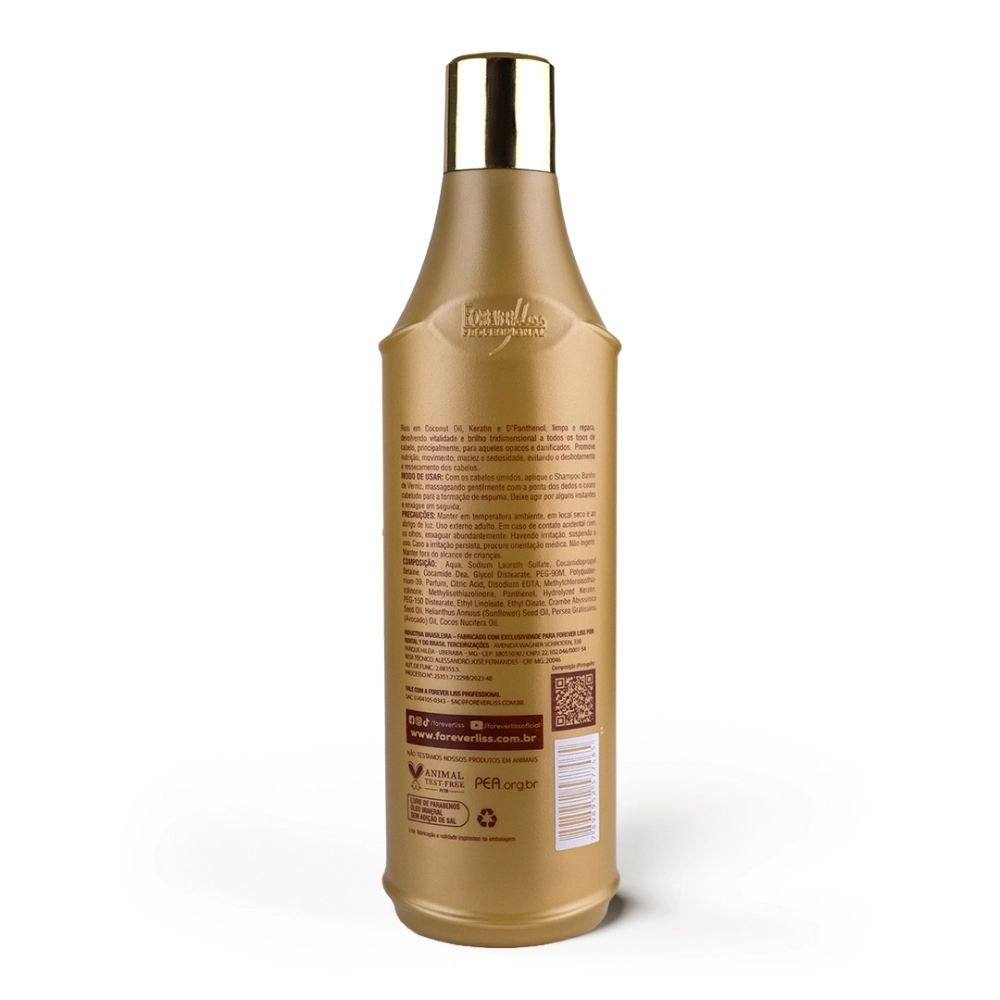 Shampoo Banho de Verniz 500ml - Forever Liss | Forever Liss
