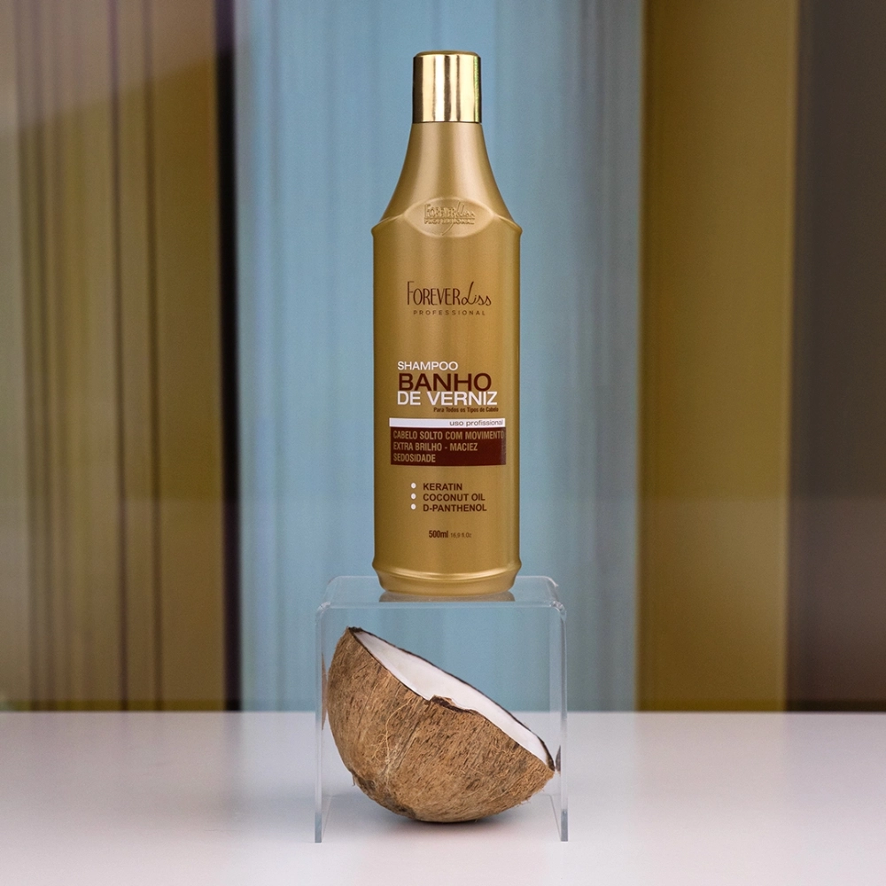 シャンプー Vernis-Vernis Shampoo Banho de Verniz 500ml - Forever Liss | Forever Liss